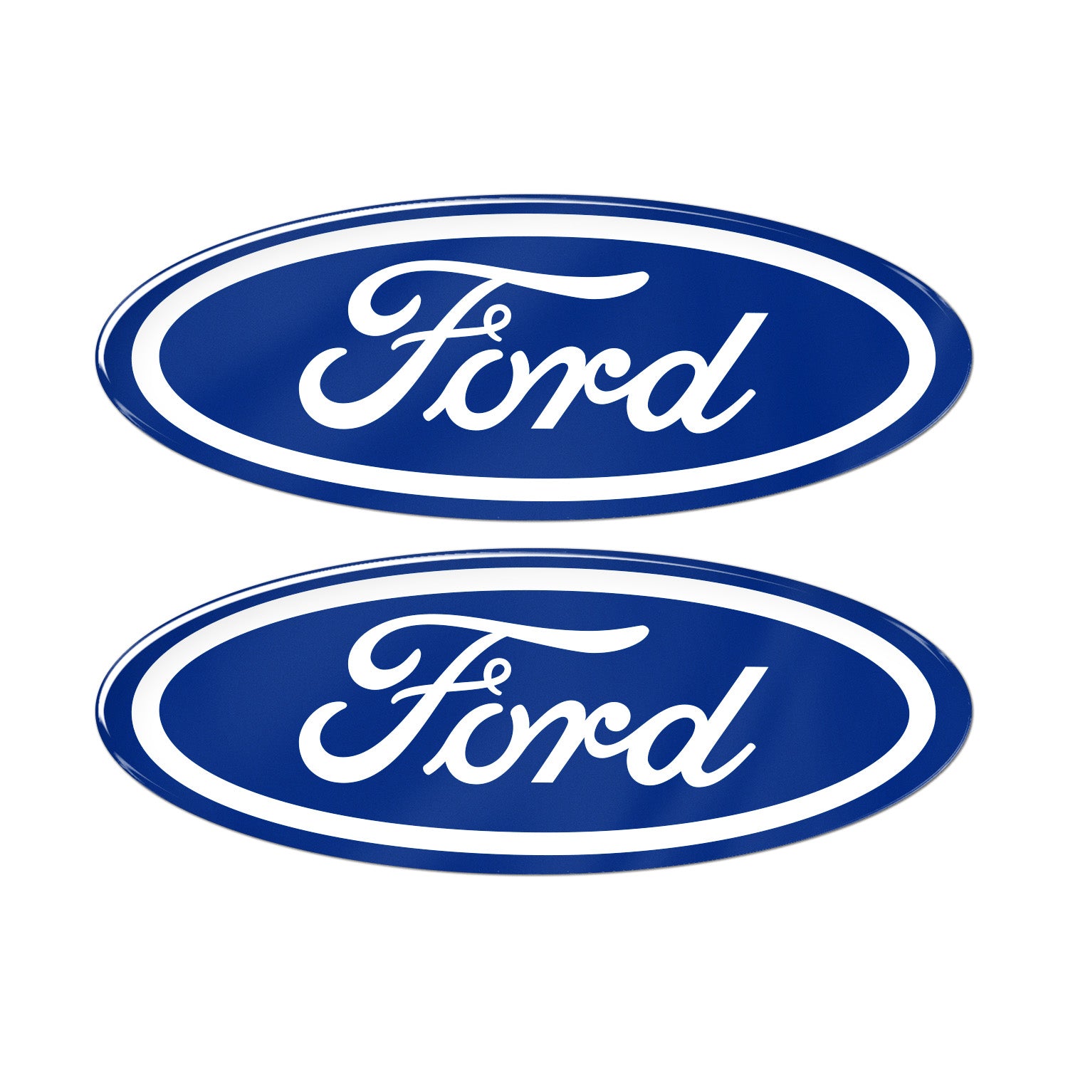 Ford Fiesta Ön ve Arka Amblem 3D Etiket (2 Adet)