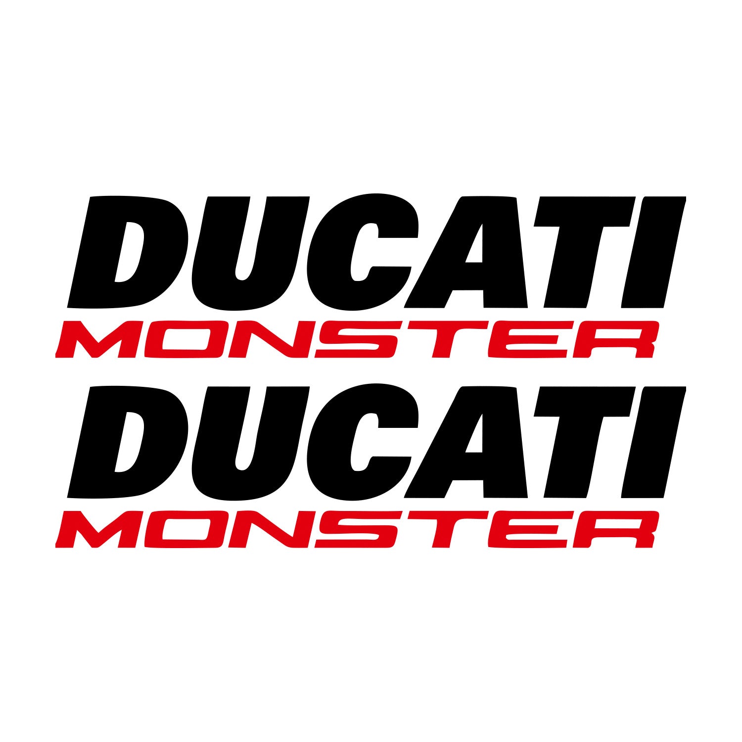 Ducati Monster Sticker (2 Adet)